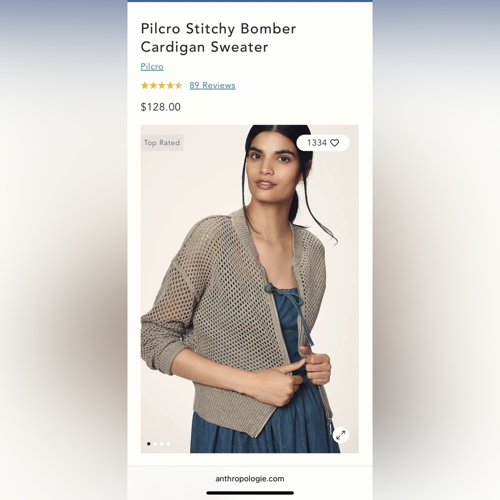 Pilcro Multicolored Open-Stitch Knit